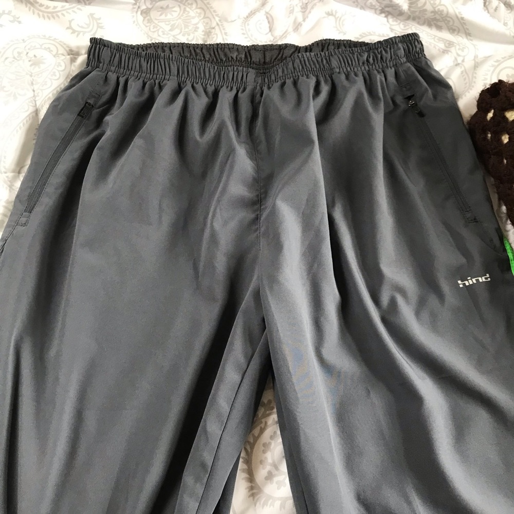 SOLD Track Running Athletic Pants MEN Ankle Zip - Picture 2 of 5
